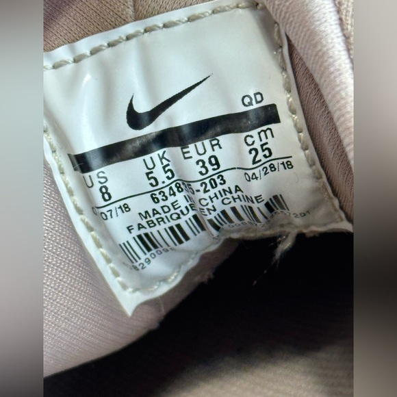 EUC Nike Air Huarache Run (Smokey Mauve/White) Women's‎ Shoes 634835-203 Size 8 - Picture 7 of 10